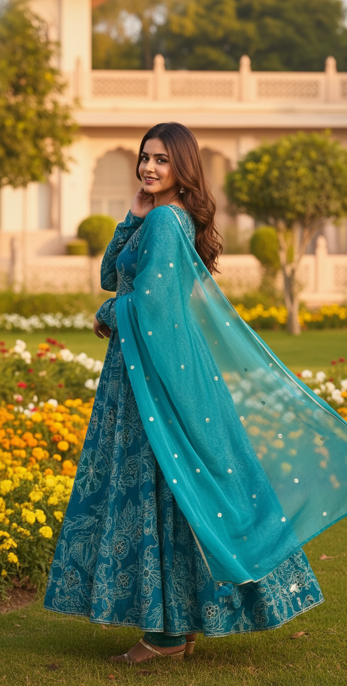 Festive Green Chinon Set