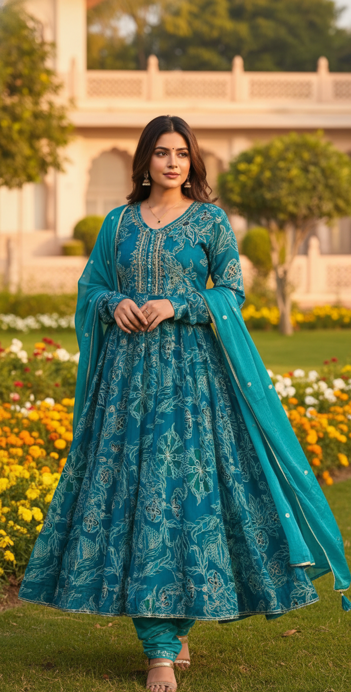 Festive Green Chinon Set