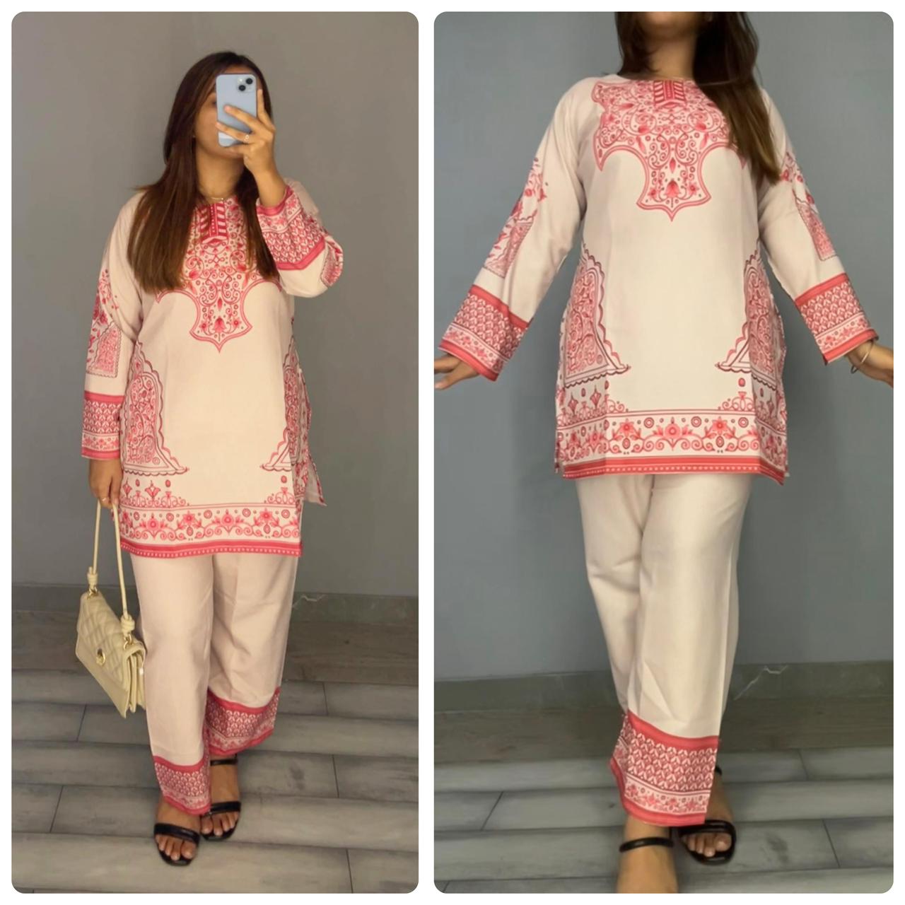 Gulabo Border Co-ord Set