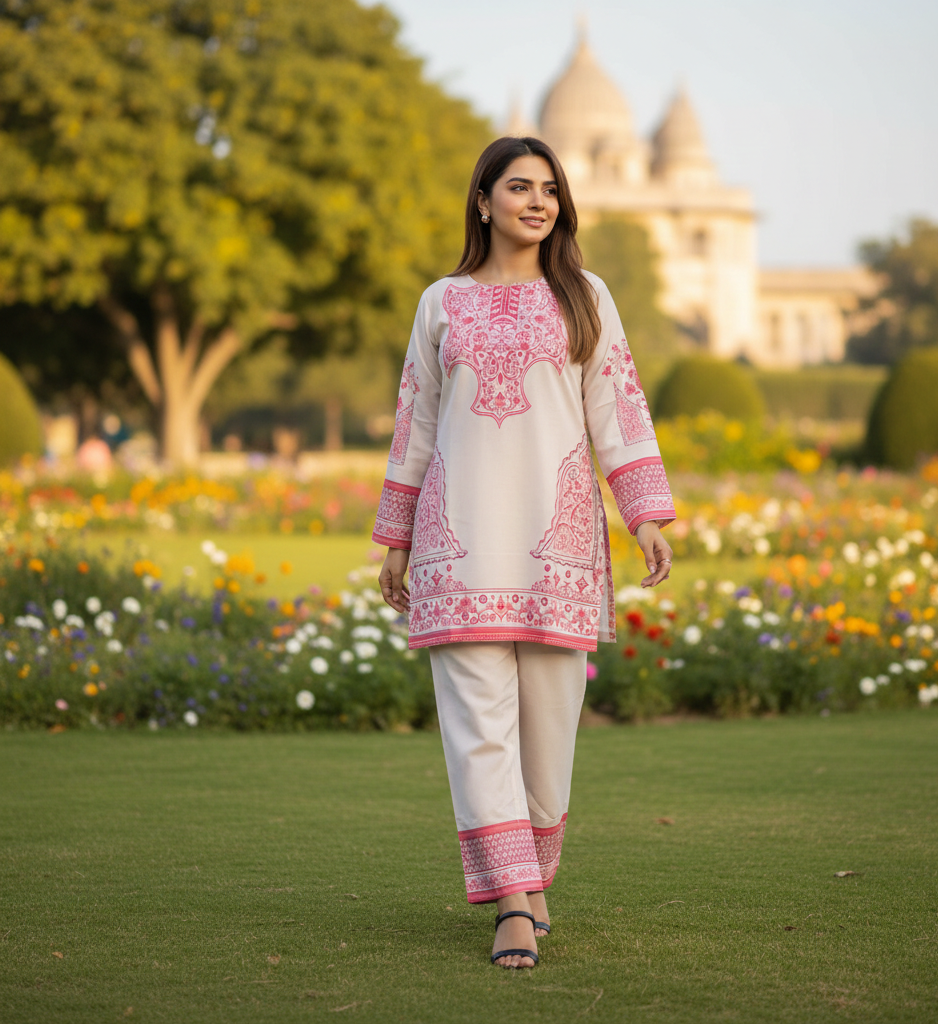 Gulabo Border Co-ord Set